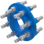 E-PEZ flensemuffe strekkfast PE/PVC DN200/225 PN10